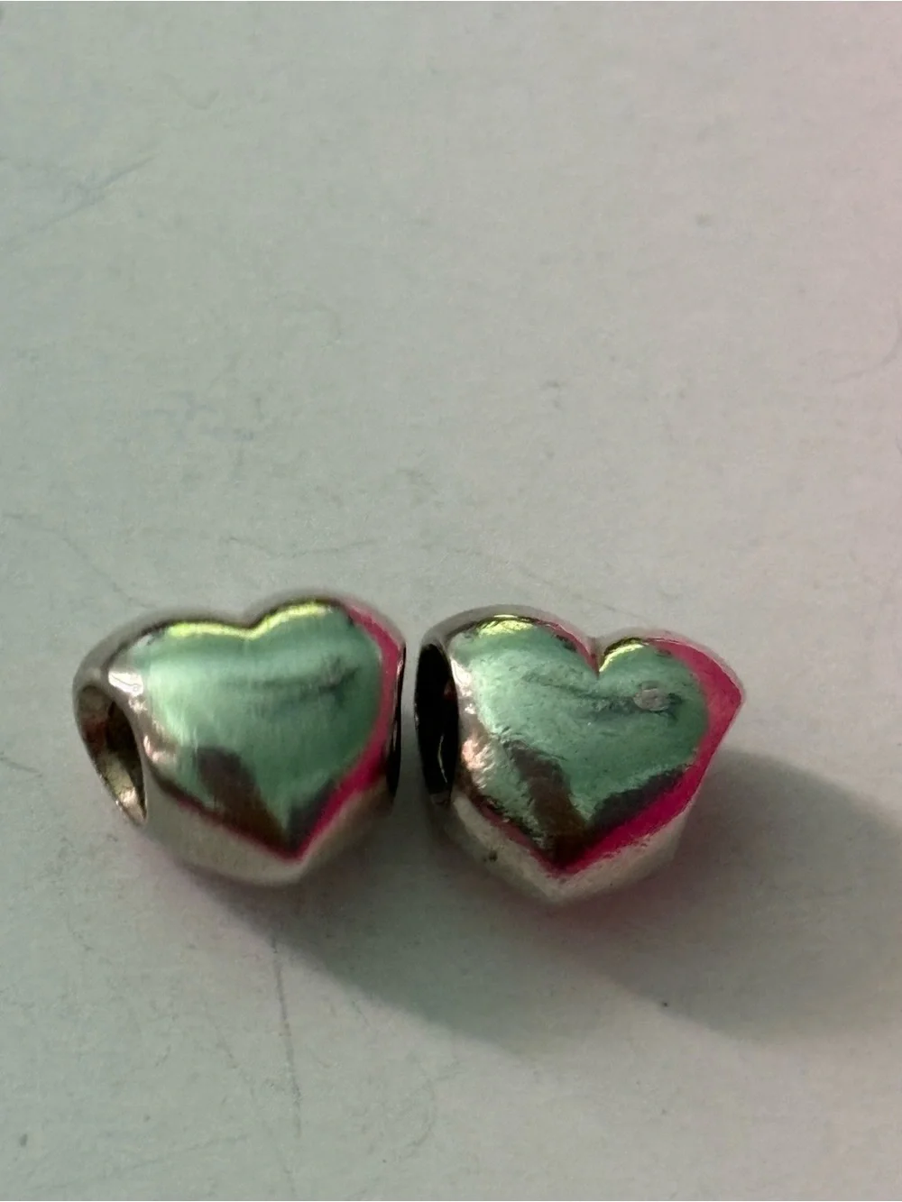 Pandora Silver Puffy Heart Charm